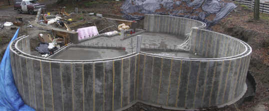 The new
cment floor from the other side, November 30