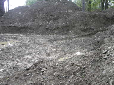 Stakes in NW side, May 13